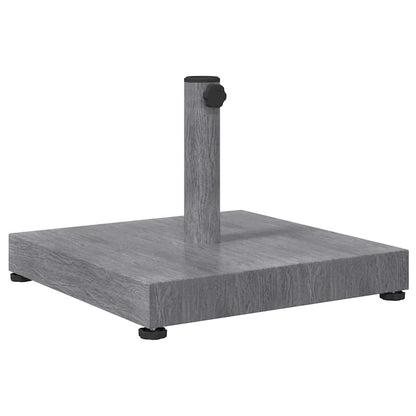 Outdoor Umbrella Base Dark grey wood look 45 x 45 x 31.5 cm