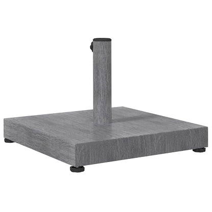 Outdoor Umbrella Base Dark grey wood look 45 x 45 x 31.5 cm