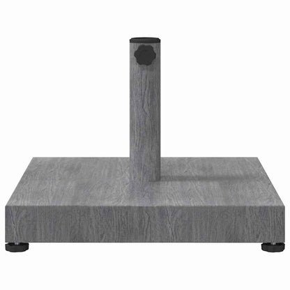 Outdoor Umbrella Base Dark grey wood look 45 x 45 x 31.5 cm