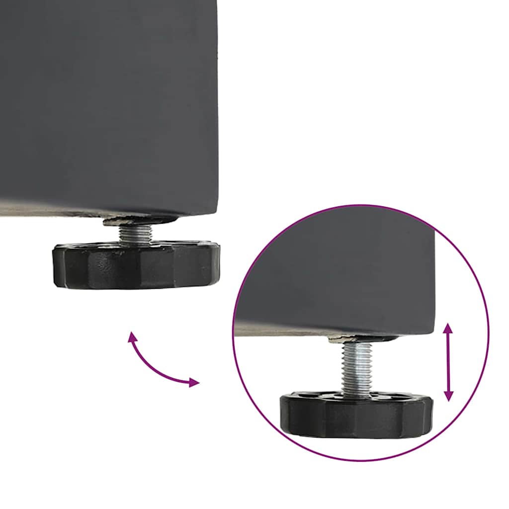 Outdoor Umbrella Base Adjustable Dark grey 45 x 45 x 31.5 cm