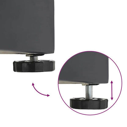 Outdoor Umbrella Base Adjustable Dark grey 45 x 45 x 31.5 cm