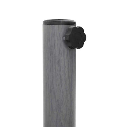 Outdoor Umbrella Base Dark grey wood look 48 x 48 x 32 cm