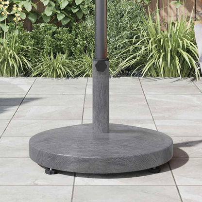 Outdoor Umbrella Base Dark grey wood look 48 x 48 x 32 cm