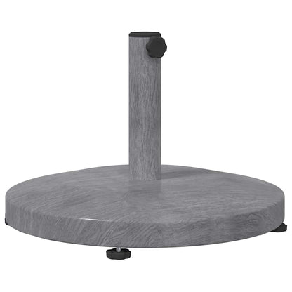 Outdoor Umbrella Base Dark grey wood look 48 x 48 x 32 cm