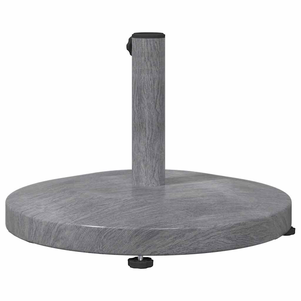 Outdoor Umbrella Base Dark grey wood look 48 x 48 x 32 cm