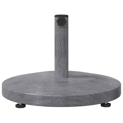 Outdoor Umbrella Base Dark grey wood look 48 x 48 x 32 cm