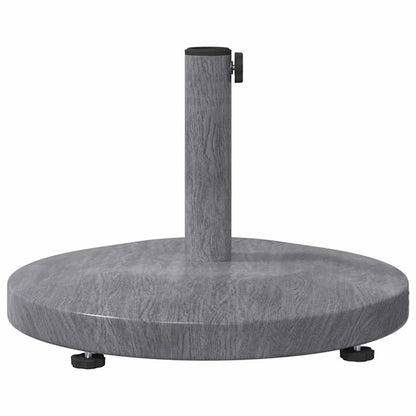 Outdoor Umbrella Base Dark grey wood look 48 x 48 x 32 cm