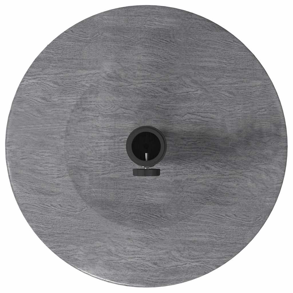 Outdoor Umbrella Base Dark grey wood look 48 x 48 x 32 cm