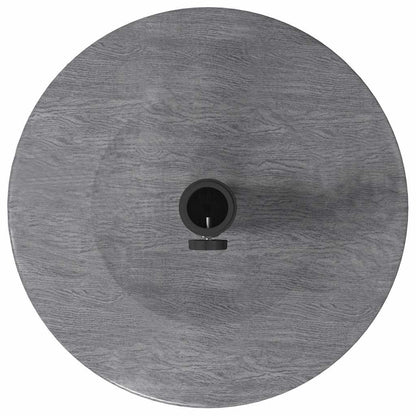 Outdoor Umbrella Base Dark grey wood look 48 x 48 x 32 cm