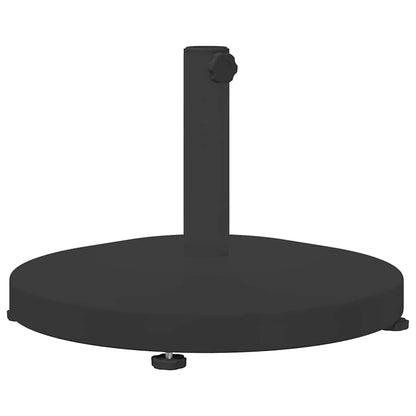 Outdoor Umbrella Base Black 48 x 48 x 32 cm Steel, Concrete