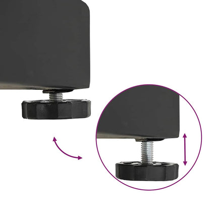 Outdoor Umbrella Base Black 48 x 48 x 32 cm Steel, Concrete