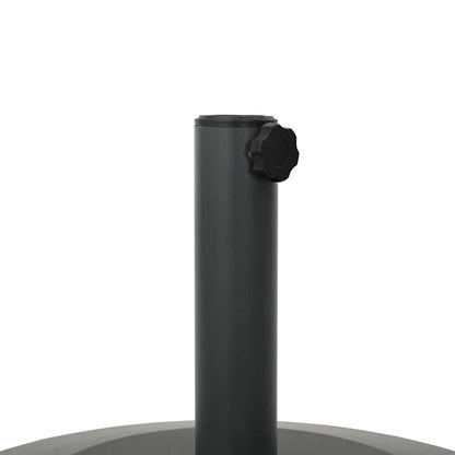 Outdoor Umbrella Base Dark grey 48 x 48 x 32 cm Steel, Concrete