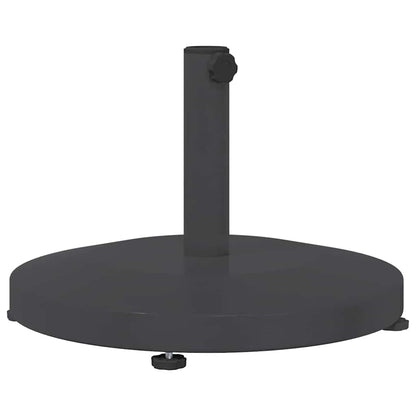 Outdoor Umbrella Base Dark grey 48 x 48 x 32 cm Steel, Concrete
