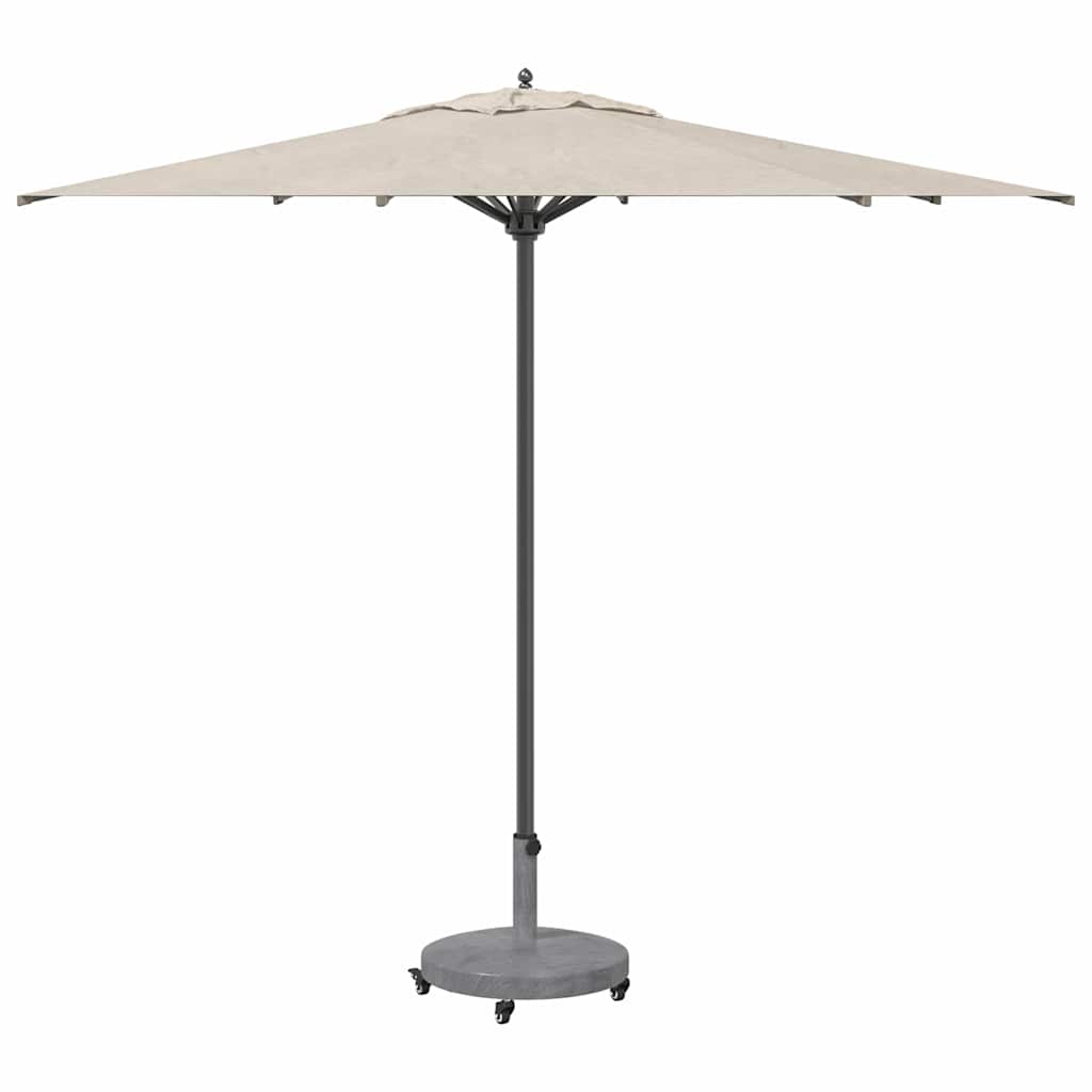 Outdoor Umbrella Base Dark grey wood look 48 x 48 x 32 cm