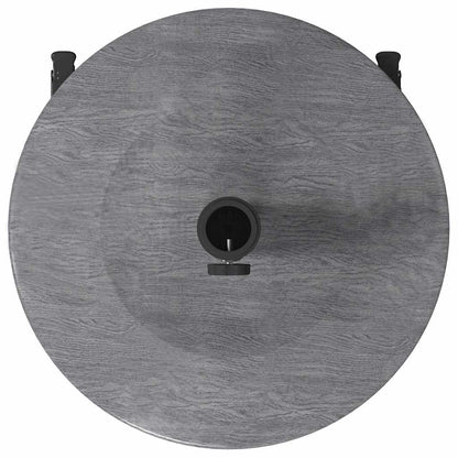 Outdoor Umbrella Base Dark grey wood look 48 x 48 x 32 cm