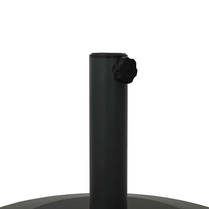 Outdoor Umbrella Base Black 48 x 48 x 32 cm Steel, Concrete