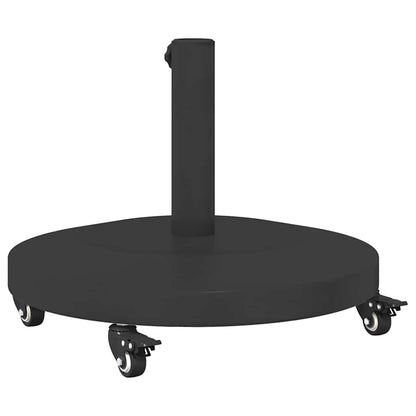 Outdoor Umbrella Base Black 48 x 48 x 32 cm Steel, Concrete