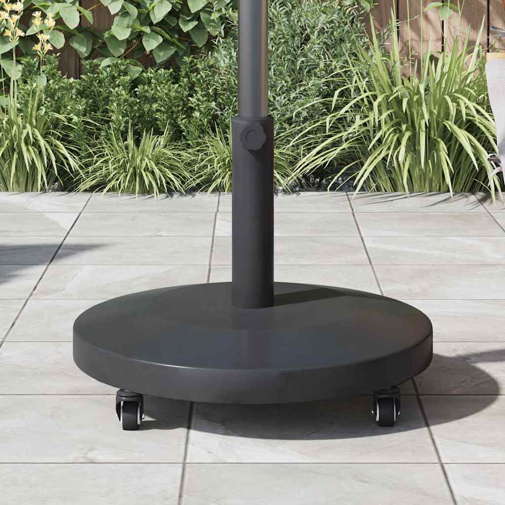 Outdoor Umbrella Base Dark grey 48 x 48 x 32 cm Steel, Concrete