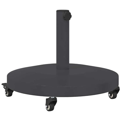 Outdoor Umbrella Base Dark grey 48 x 48 x 32 cm Steel, Concrete