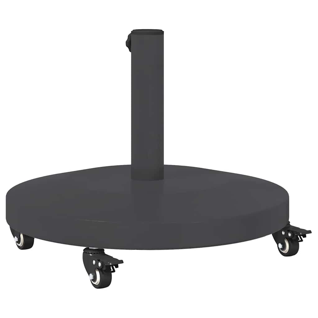 Outdoor Umbrella Base Dark grey 48 x 48 x 32 cm Steel, Concrete