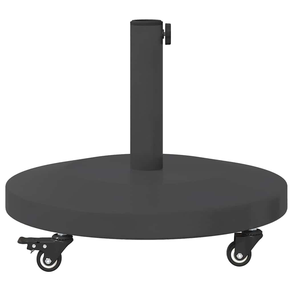 Outdoor Umbrella Base Dark grey 48 x 48 x 32 cm Steel, Concrete