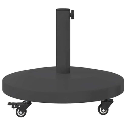 Outdoor Umbrella Base Dark grey 48 x 48 x 32 cm Steel, Concrete