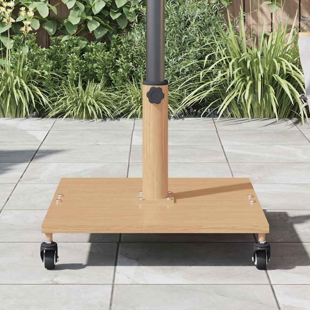 Outdoor Umbrella Base Light wood 45 x 45 x 31 cm Steel