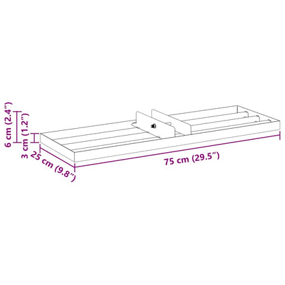 Garden Leveller Replacement Head 75 x 25 x 6 cm
