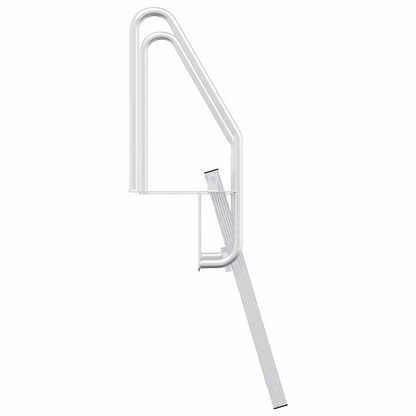 Dock Ladder 3-Steps Silver 58 x 77 x 144 cm Aluminium