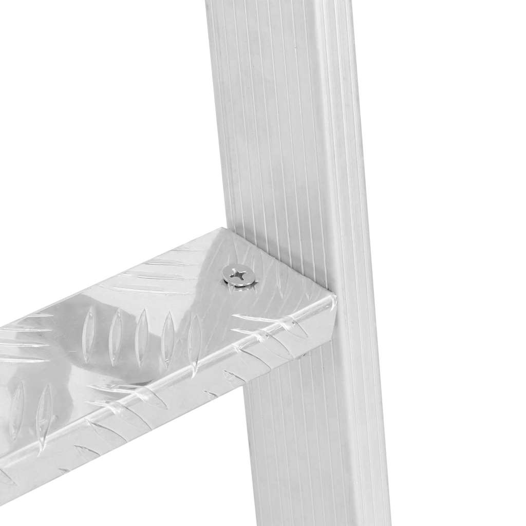 Dock Ladder 5-Steps Silver 58 x 77 x 191 cm Aluminium