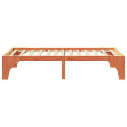 Bed Frame Brown 80 x 200 cm Solid Pine Wood