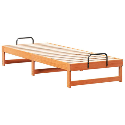 Bed Frame Brown 80 x 200 cm Solid Pine Wood