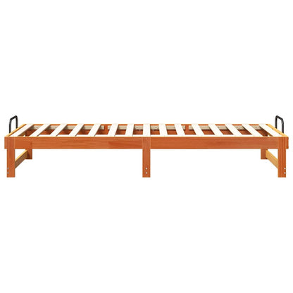 Bed Frame Brown 80 x 200 cm Solid Pine Wood