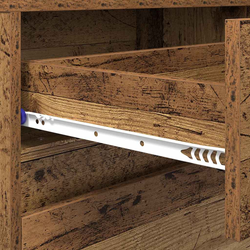 TV Cabinet Old Wood 180 x 34 x 50 cm Engineered Wood