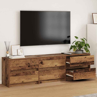 TV Cabinet Old Wood 180 x 34 x 50 cm Engineered Wood