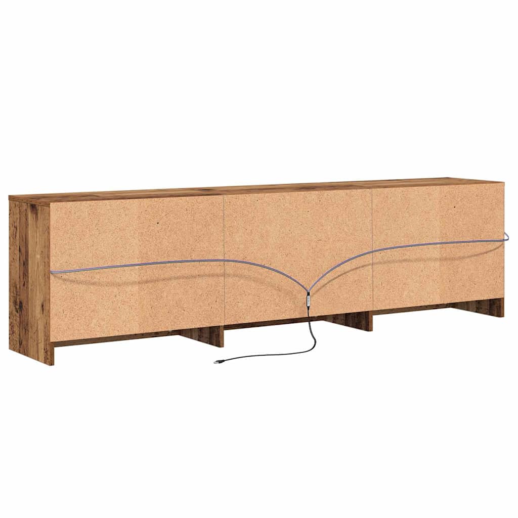 TV Cabinet Old Wood 180 x 34 x 50 cm Engineered Wood