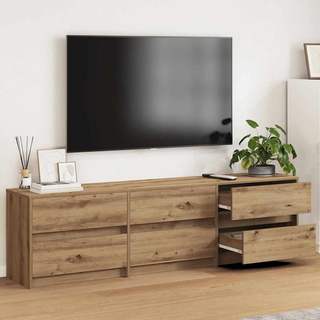 TV Cabinet Artisan Oak 181 x 34 x 50 cm Engineered Wood