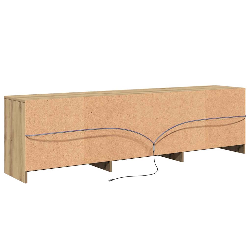 TV Cabinet Artisan Oak 181 x 34 x 50 cm Engineered Wood