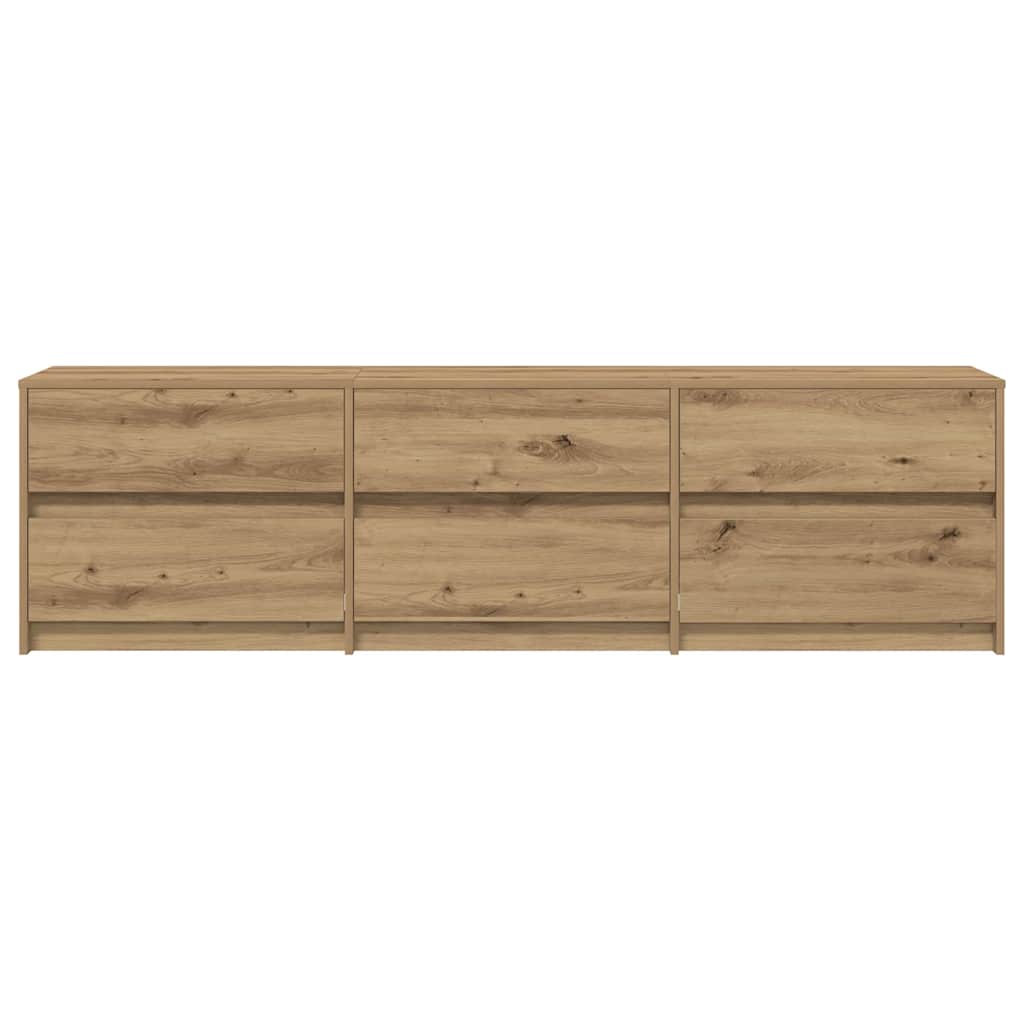 TV Cabinet Artisan Oak 181 x 34 x 50 cm Engineered Wood