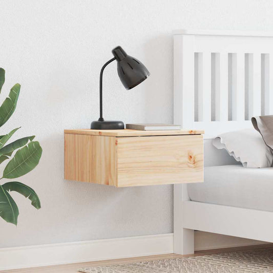 Bedside Table 2 pcs Brown 37 x 35 x 18.5 cm Solid pine wood