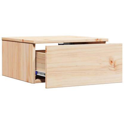 Bedside Table 2 pcs Brown 37 x 35 x 18.5 cm Solid pine wood