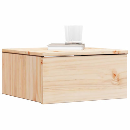 Bedside Table 2 pcs Brown 37 x 35 x 18.5 cm Solid pine wood