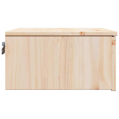 Bedside Table 2 pcs Brown 37 x 35 x 18.5 cm Solid pine wood