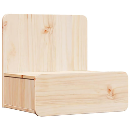 Bedside Table Brown 44 x 32.5 x 40 cm Solid pine wood
