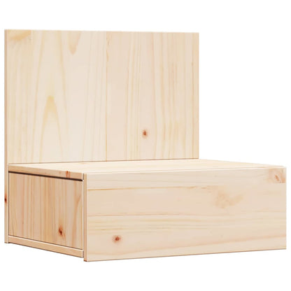 Bedside Table 2 pcs Brown 42 x 32.5 x 40 cm Solid pine wood