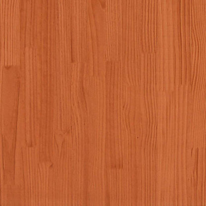 Bedside Table Wax brown 42 x 32.5 x 40 cm Solid pine wood