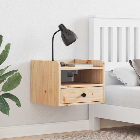 Bedside Table 2 pcs Brown 38 x 36 x 29.5 cm Solid pine wood