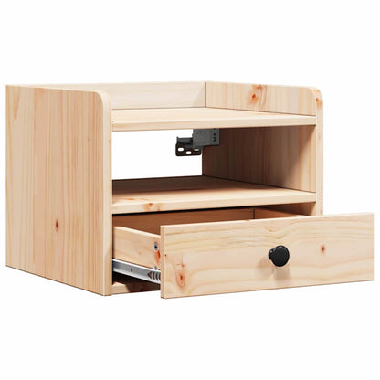 Bedside Table 2 pcs Brown 38 x 36 x 29.5 cm Solid pine wood