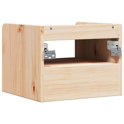 Bedside Table 2 pcs Brown 38 x 36 x 29.5 cm Solid pine wood