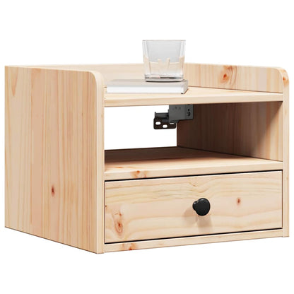 Bedside Table 2 pcs Brown 38 x 36 x 29.5 cm Solid pine wood